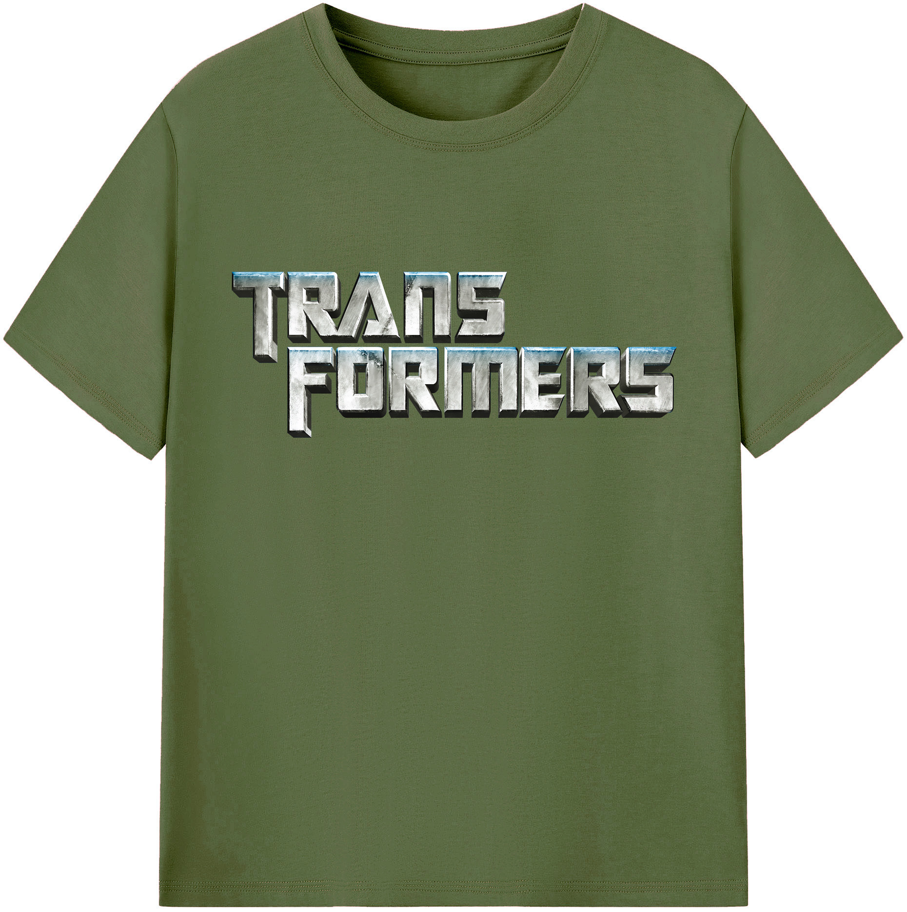 （画像用） Transformers トランスフォーマー 綿100％半袖Tシャツ（フロントプリント）
